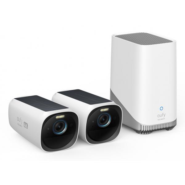 Anker Innovations Eufy S330 eufyCam (eufyCam 3) - telecamera di sorveglianza di rete - da esterno - resistente alle intemperie - a colori (giorno e notte)