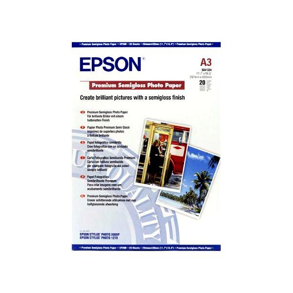 Carta fotografica semilucida Epson Premium - Semilucida - A3 (297 x 420 mm)