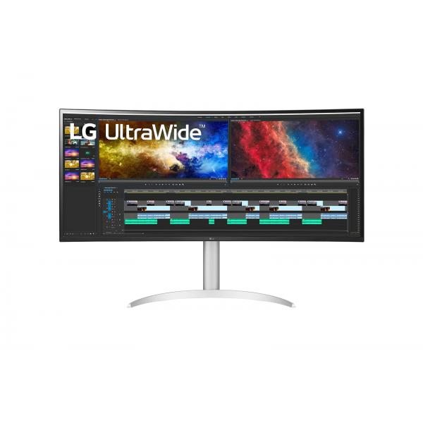 LG UltraWide 38BQ85C-W - Monitor LED - curvo - 96,5 cm (38")