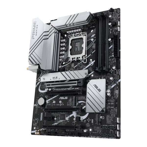 ASUS Prime Z790-P WIFI - scheda madre - ATX - presa LGA1700 - chipset Z790 - USB-C 3.2 Gen 2x2, USB 3.2 Gen 2, USB 3.2 Gen 1, USB-C 3.2 Gen2 - LAN 2.5 Gigabit, Wi-Fi 6, Bluetooth - grafica integrata (CPU richiesta)