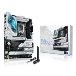 ASUS ROG Strix Z790-A Gaming WiFi D4 - scheda madre - ATX - presa LGA1700 - chipset Z790 - USB 3.2 Gen 2x2, USB 3.2 Gen 2, USB-C 3.2 Gen2, USB 3.2 Gen 1 - 2.5 Gigabit LAN, Wi-Fi 6, Bluetooth - grafica integrata (CPU richiesta)