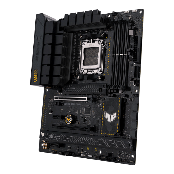 ASUS TUF Gaming B650-Plus - scheda madre - ATX - Socket AM5 - Chipset AMD B650 - USB-C 3.2 Gen 2x2, USB 3.1 Gen 2, USB 3.2 Gen 2, USB-C 3.2 Gen2, USB-C 3.2 Gen 1 - 2,5 Gigabit LAN - scheda grafica integrata (CPU richiesta)