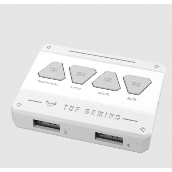 ASUS TUF Gaming TF120 ARGB - White Edition - Ventola per case - 120 mm - Bianco (confezione da 3)
