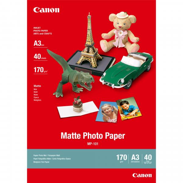Canon MP-101 - A3 (297 x 420 mm) - 170 g/m² - 40 fogli di carta fotografica