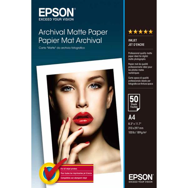 Epson Archival Matte Paper - Opaco - A4 (210 x 297 mm)