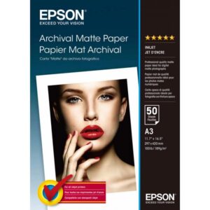 Epson Archival Matte Paper - Opaco - A3 (297 x 420 mm)