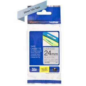 Brother TZe-M951 - Nero su argento (opaco) - Rotolo (2,4 cm x 8 m)