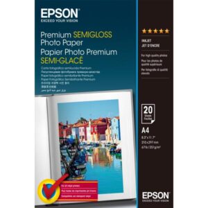 Carta fotografica semilucida Epson Premium - Semilucida - A4 (210 x 297 mm)