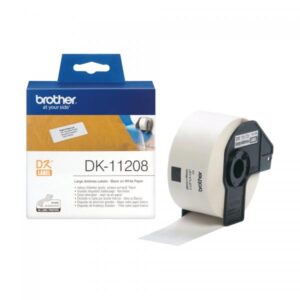 Brother DK-11208 - Nero su bianco - 400) Etichette per indirizzi
