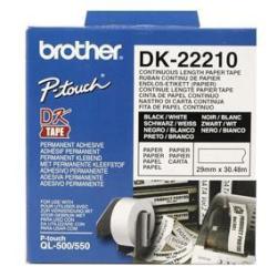 Brother DK-22210 - Nero su bianco - Rotolo (2,9 cm x 30,5 m)