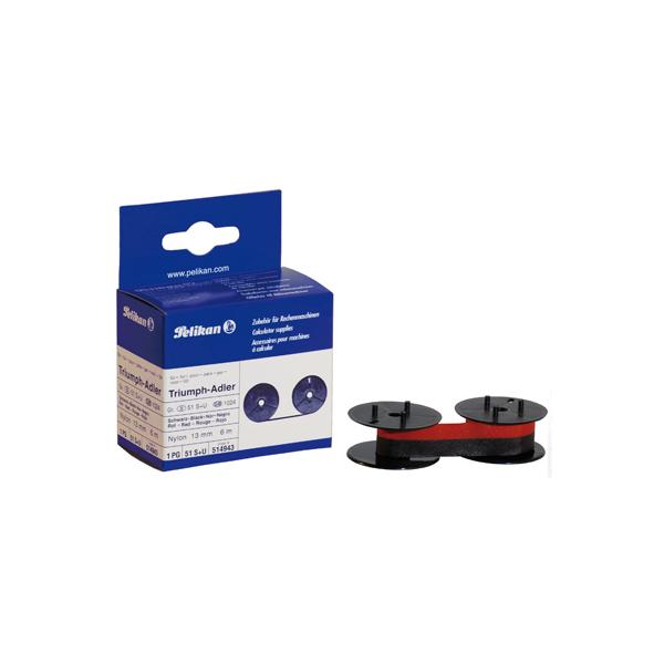 Dimensioni del pellicano 51 S+U/2 - Nero / Rosso - 13 mm x 6 mt
