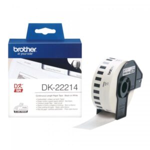 Brother DK-22214 - Bianco - Rotolo di carta termica (1,2 cm x 30,5 m)