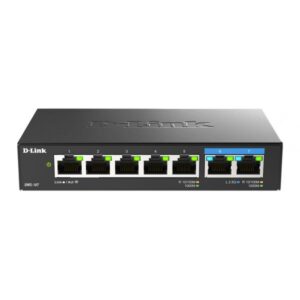 D-Link DMS 107 - Switch - non gestito - 5 x 10/100/1000 + 2 x 2,5GBase-T