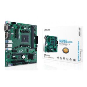 ASUS Pro A520M-C II/CSM - scheda madre - micro ATX - Socket AM4 - chipset AMD A520 - USB 3.2 Gen 1 - Gigabit LAN - grafica integrata (CPU richiesta)