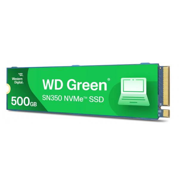 WD Green SN350 - SSD - 500 GB - interno - M.2 2280 - PCIe 3.0 x4 (NVMe)