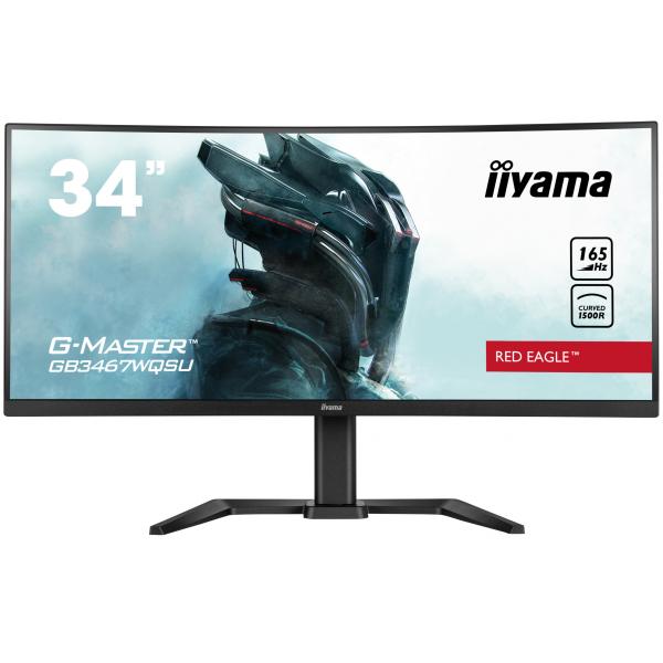 Iiyama G-MASTER Red Eagle GB3467WQSU-B5 - LED-Monitor - gebogen - 86.4 cm (34")