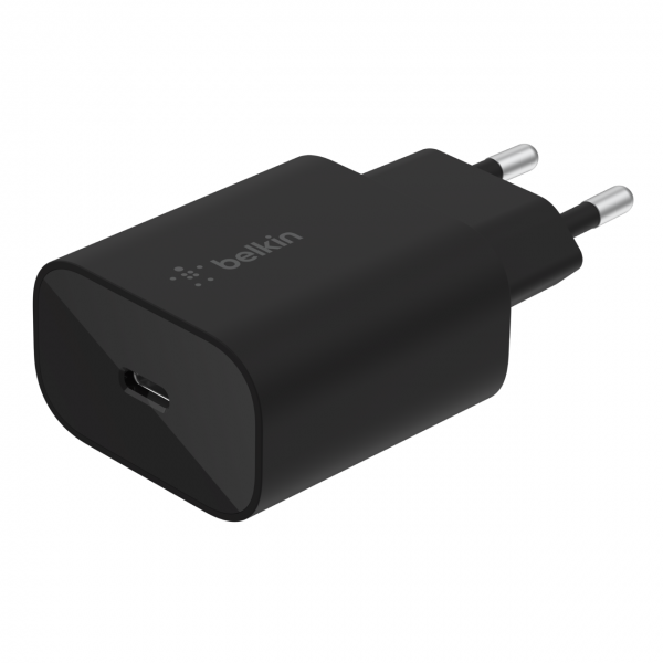 Belkin BoostCharge - Alimentatore - Tecnologia PPS - 25 Watt - PD 3.0, Ricarica rapida (USB-C a 24 pin)