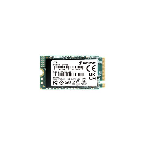 Transcend MTE400S - SSD - 1 TB - interno - M.2 2242 - PCIe 3.0 x4 (NVMe)