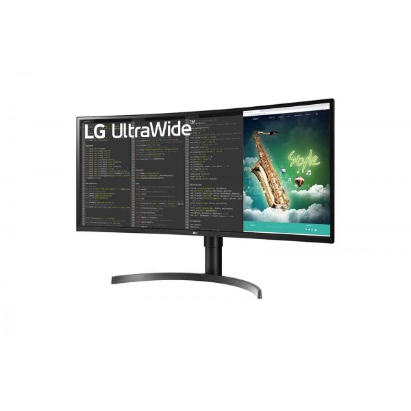 LG UltraWide 35WN75CP-B - Monitor LED - curvo - 88,9 cm (35")