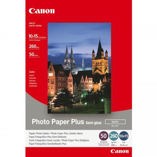 Canon Photo Paper Plus SG-201 - Finitura satinata semilucida