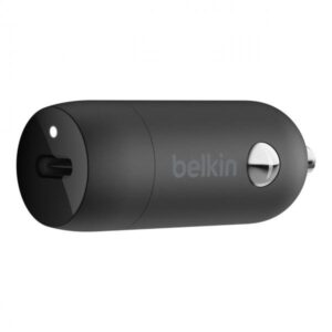 Belkin BoostCharge - alimentatore per auto - 30 watt - 3 A - Ricarica rapida (USB-C a 24 pin)