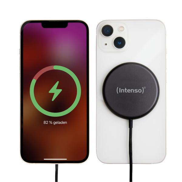 Intenso MB1 - Tappetino di ricarica induttivo - magnetico + alimentazione AC