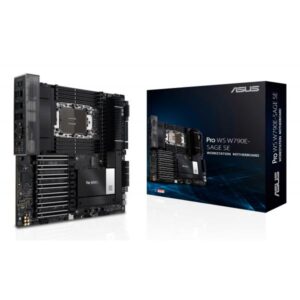 ASUS PRO WS W790E-SAGE SE - Scheda madre - SSI EEB - LGA4677 Socket-E - Chipset W790 - USB-C 3.2 Gen 2x2, USB 3.2 Gen 2x2, USB-C 3.2 Gen2, USB 3.2 Gen 1 - 10 Gigabit LAN, Gigabit LAN - Audio HD (8 canali)