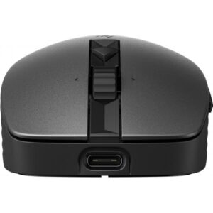 HP 715 - Mouse - multidispositivo, ricaricabile - 7 pulsanti - wireless, cablato - Bluetooth 3.0, 2,4 GHz - ricevitore wireless (USB)