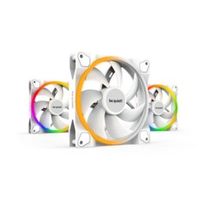 Silenzio! Light Wings - Ventola per case - PWM - 140 mm - Bianco (confezione da 3)