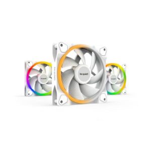 Silenzio! Light Wings - Ventola per case - PWM - 120 mm - Bianco (confezione da 3)