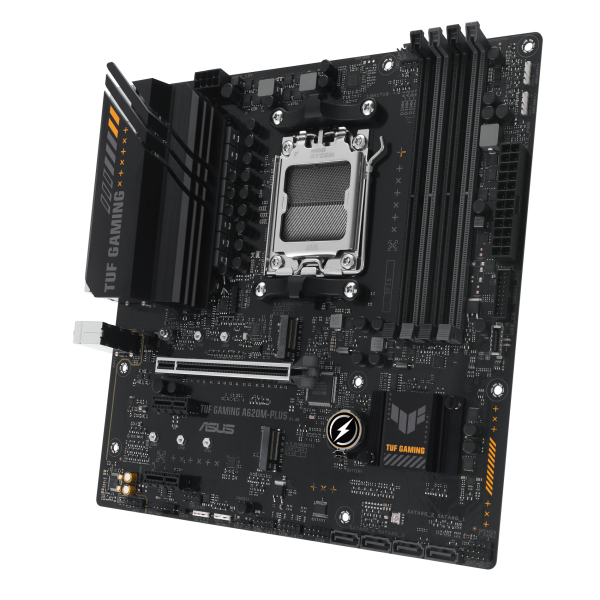 ASUS TUF GAMING A620M-PLUS - scheda madre - micro ATX - Socket AM5 - chipset AMD A620 - USB 3.1 Gen 1, USB-C 3.2 Gen 1 - 2.5 Gigabit LAN - grafica integrata (CPU richiesta)