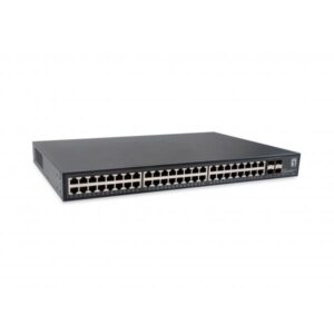 LevelOne GTU-5211, non gestito, Gigabit Ethernet (10/100/1000), full duplex, installazione in rack
