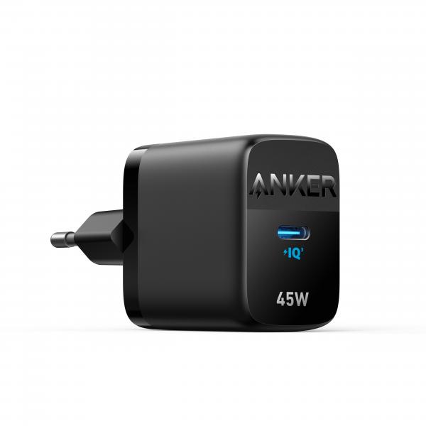 Anker Innovations Anker Serie 3 313 - Alimentatore - 45 Watt - 5 A - PD 3.0, SFC 2.0, PD/PPS (USB-C a 24 pin)