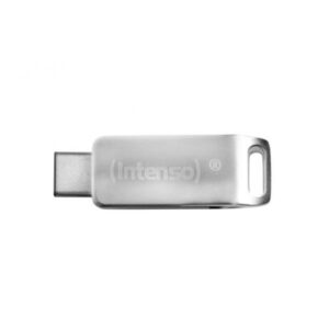 Intenso cMobile Line, 128 GB, USB tipo A / USB tipo C, 3.2 Gen 1 (3.1 Gen 1), 70 MB/s, anello girevole, argento