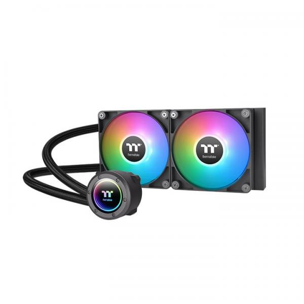 Thermaltake TH240 ARGB Sync V2 - Sistema di raffreddamento a liquido del processore - Dimensioni radiatore: 240 mm - (per: LGA1156, AM2, AM2+, AM3, LGA1155, AM3+, LGA1150, LGA1151, AM4, LGA1200, LGA1700, AM5)
