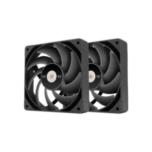 Thermaltake TOUGHFAN 14 Pro - Ventola per case - Alta pressione statica - 140 mm - Nero (confezione da 2)