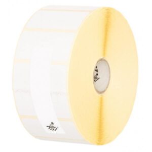 Zebra Z-Select 2000T - Opaco - adesivo acrilico permanente - rivestito - perforato - bianco - 25 x 102 mm 30960 etichetta(e) (12 rotolo(i)