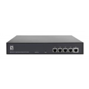 Controller WiFi Gigabit LevelOne per un massimo di 128 AP, Nero, Metallo, Attività, Collegamento, Prestazioni, 256 MB, 16 MB, 10,100,1000 Mbps