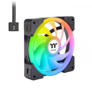 Thermaltake SWAFAN EX14 ARGB - Edizione Premium - Ventola per case - 140 mm - Nero (confezione da 3)