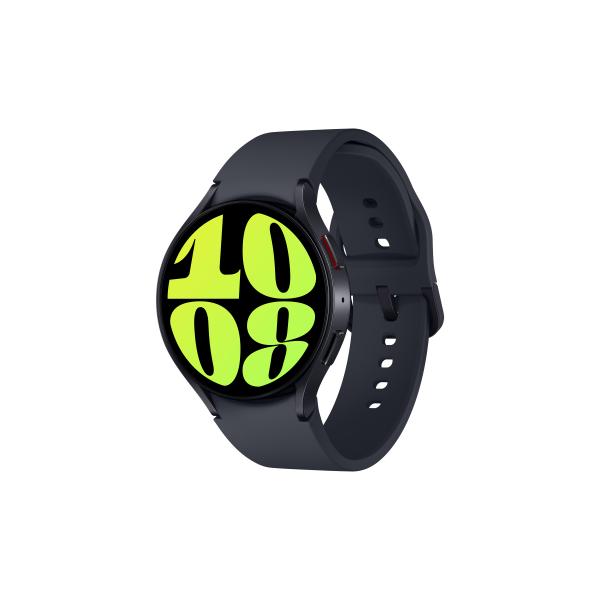 Samsung Galaxy Watch6 - 44 mm - intelligente Uhr mit Sportband - Graphit - Bandgröße: M/L - Anzeige 3.73 cm (1.5")