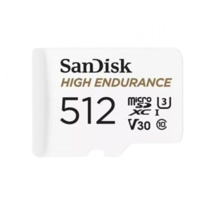 Scheda di memoria flash SanDisk ad alta resistenza (adattatore da microSDXC a SD incluso)