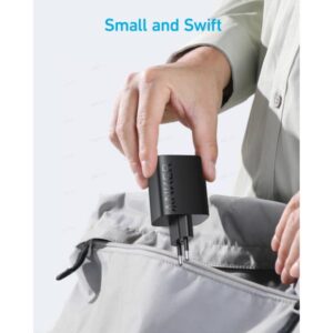 Anker Innovations Anker 336 - Alimentatore - 67 Watt - 5 A - IQ 3.0, PD/PPS - 3 porte di uscita (USB tipo A, 2 x USB-C)