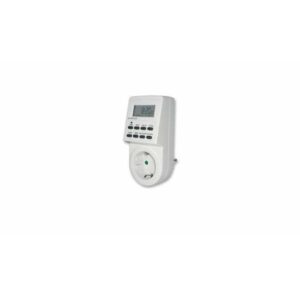 Brennenstuhl 1506550, timer giornaliero/settimanale, bianco, digitale, LCD, pulsanti, plastica