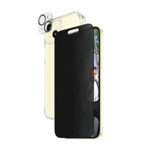 PanzerGlass Privacy - Confezione 3 in 1 - Kit protezione schermo/lente/posteriore per telefono cellulare