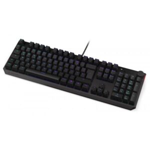 Tasto ENDORFY, cablato, USB, interruttore meccanico, QWERTZ, LED RGB, nero