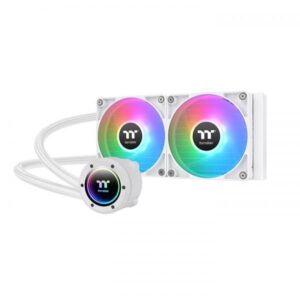 Thermaltake TH240 ARGB Sync V2 - Snow Edition - Sistema di raffreddamento a liquido del processore - Dimensioni radiatore: 240 mm - (per: LGA1156, AM2, AM2+, AM3, LGA1155, AM3+, LGA2011, LGA1150, LGA1151, AM4, LGA2066, LGA1200, LGA1700, AM5)