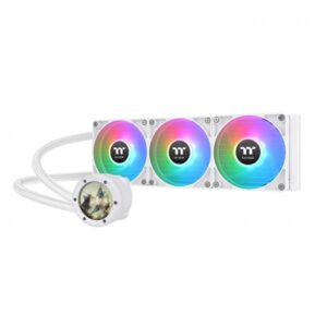 Thermaltake TH360 V2 Ultra ARGB Sync - Snow Edition - Sistema di raffreddamento a liquido del processore - Dimensioni radiatore: 360 mm - (per: LGA1156, AM2, AM2+, AM3, LGA1155, AM3+, LGA2011, FM1, FM2, LGA1150, LGA2011-3, LGA1151, AM4, LGA2066, LGA1200, LGA1700, AM5)