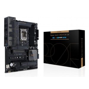 ASUS ProArt B660-CREATOR D4 - scheda madre - ATX - presa LGA1700 - chipset B660 - USB 3.2 Gen 1, USB 3.2 Gen 2, USB-C 3.2 Gen 2x2 - Gigabit LAN, 2.5 Gigabit LAN - grafica integrata (CPU richiesta)