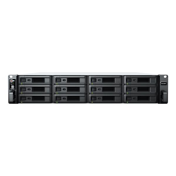 Synology RackStation RS2423RP+, NAS, Rack (2U), Ryzen integrato, V1780B, 8GB, DDR4