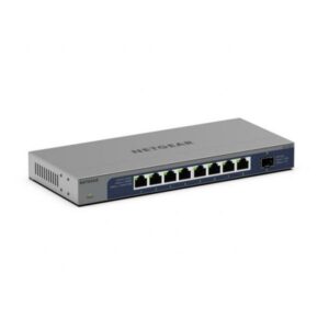 Netgear GS108X - Switch - non gestito - 8 x 10/100/1000 + 1 x 10 Gb Ethernet SFP+ (Uplink)